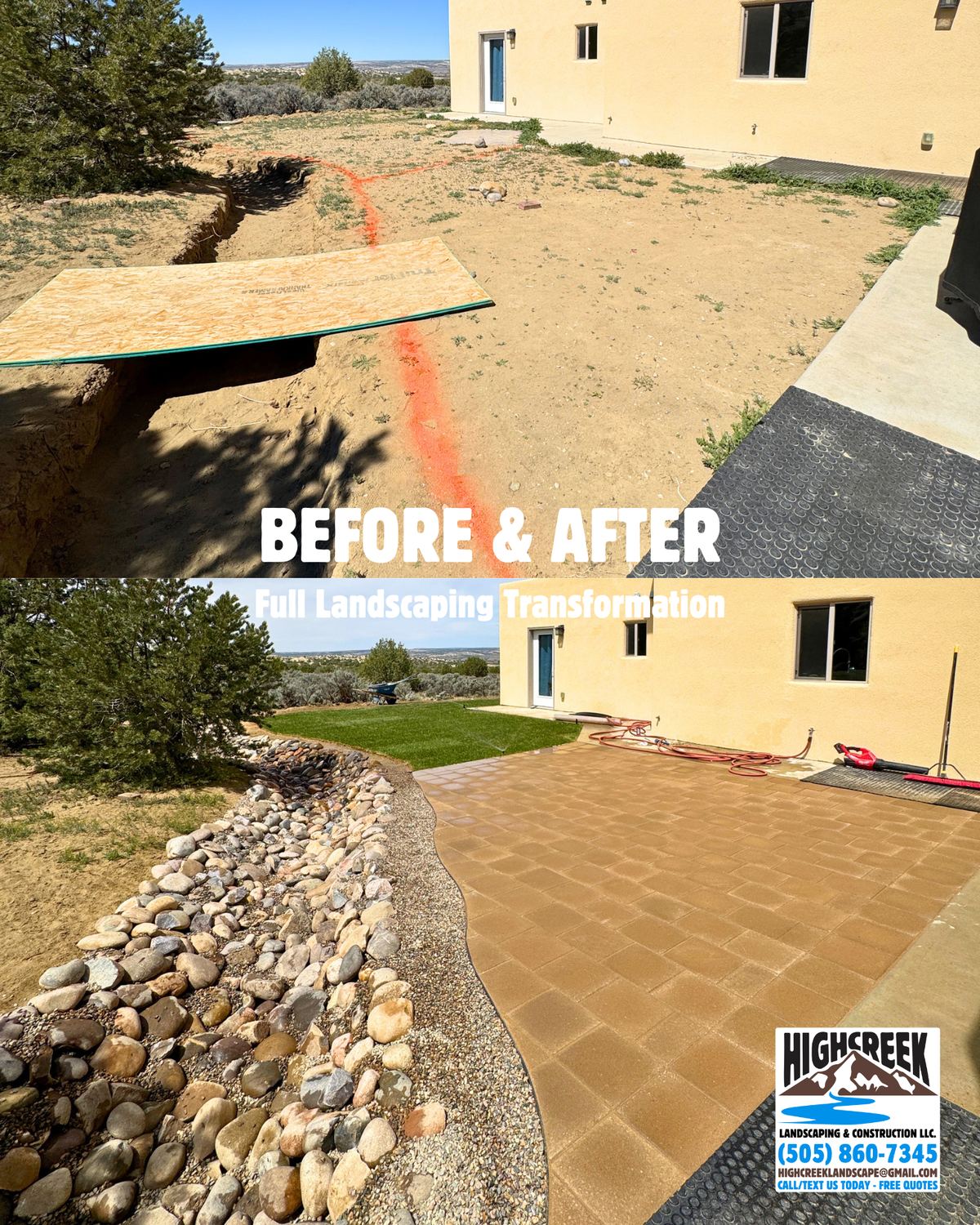 Before and after: full landscaping transformation 3