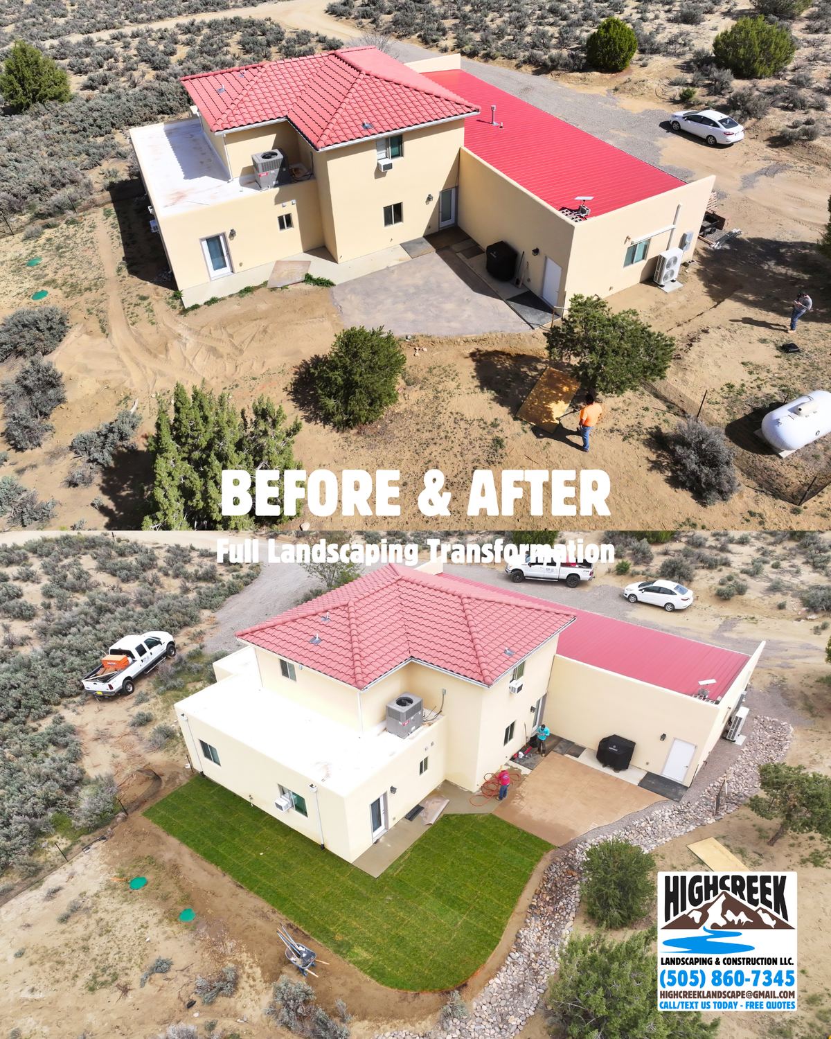 Before and after: full landscaping transformation 4