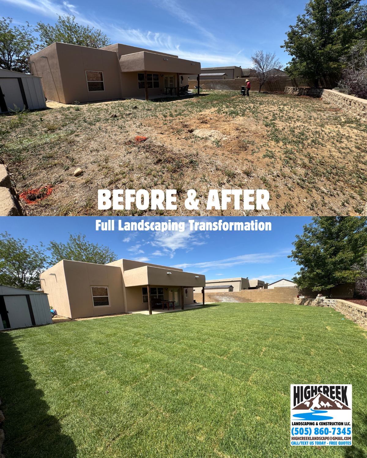 Before and after: full landscaping transformation 6